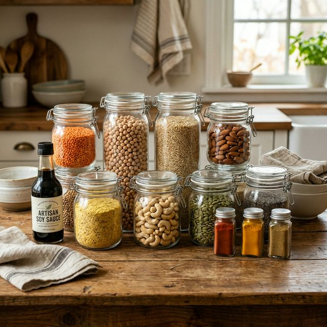 Essential Vegan Pantry Staples