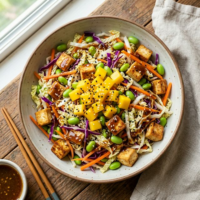 Asian Sesame Slaw Bowl