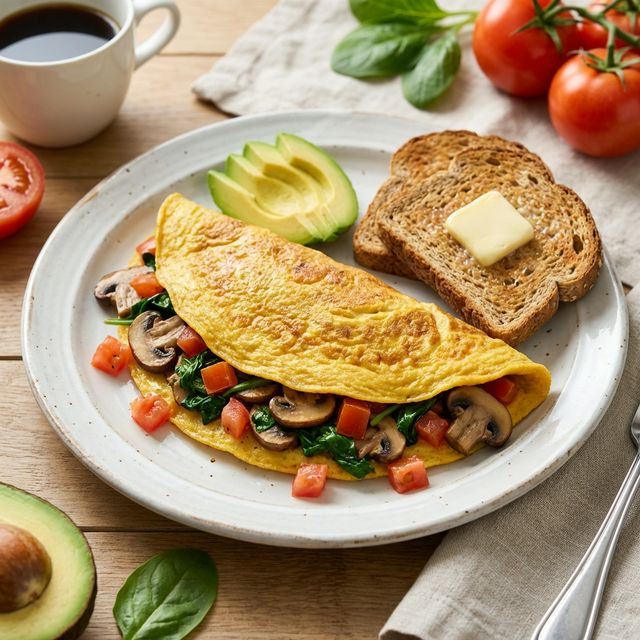 Savory Chickpea Flour Omelette