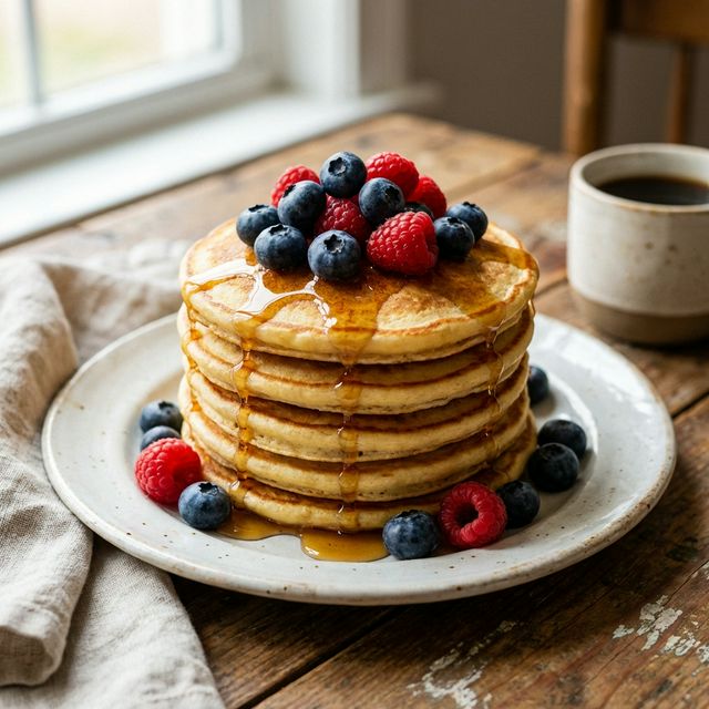 Fluffy Vegan Pancakes
